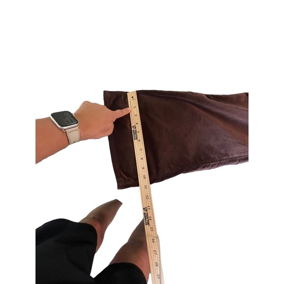 AG Adriano Goldschmied Farrah Boot Jeans Womens 32x32 Brown Velvet‎ High Rise - Picture 14 of 16